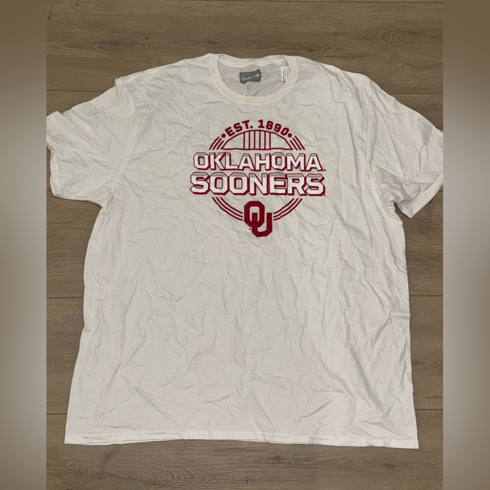 Captivating Oklahoma Sooners White T-Shirt